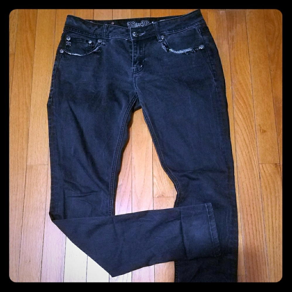 Black Skinny Miss Me Jeans